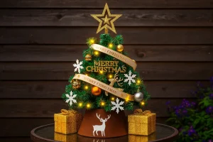 tabletop christmas tree