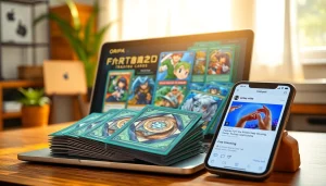 ワクワクするオンラインオリパのトレーディングカード表示