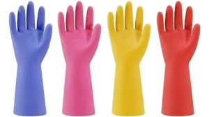 plastic dipped work gloves 