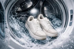 sneakers in washing machine