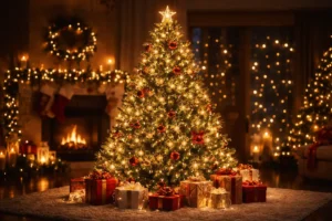 twinkling christmas tree