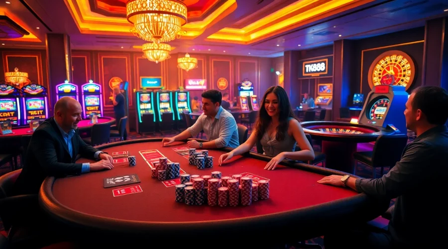 Experience high-stakes excitement at Nhà cái TK88 casino with engaging games and vibrant ambiance.