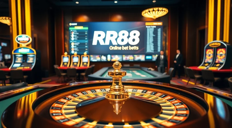 Experience thrilling gaming action at RR88 with lavish casino tables and exciting slot machines.