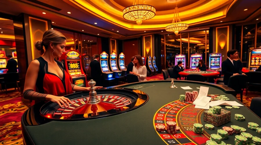 Engage in high-stakes gaming with the vibrant scene at https://nohu90pa.com featuring roulette and poker.