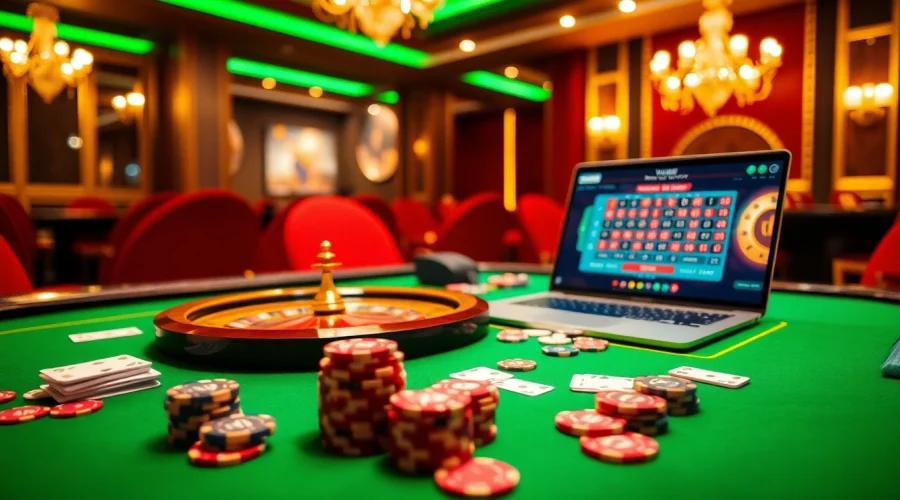 Experience thrilling gameplay at Vuabai9 casino with vibrant tables and exciting games.