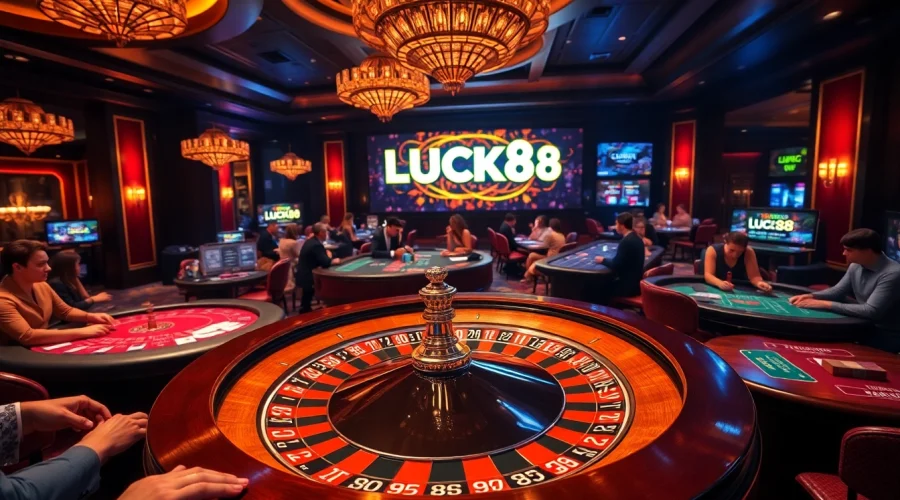 Trải nghiệm cược có mức cược cao tại casino LUCK8 với bàn roulette sống động và bàn cược đa dạng.