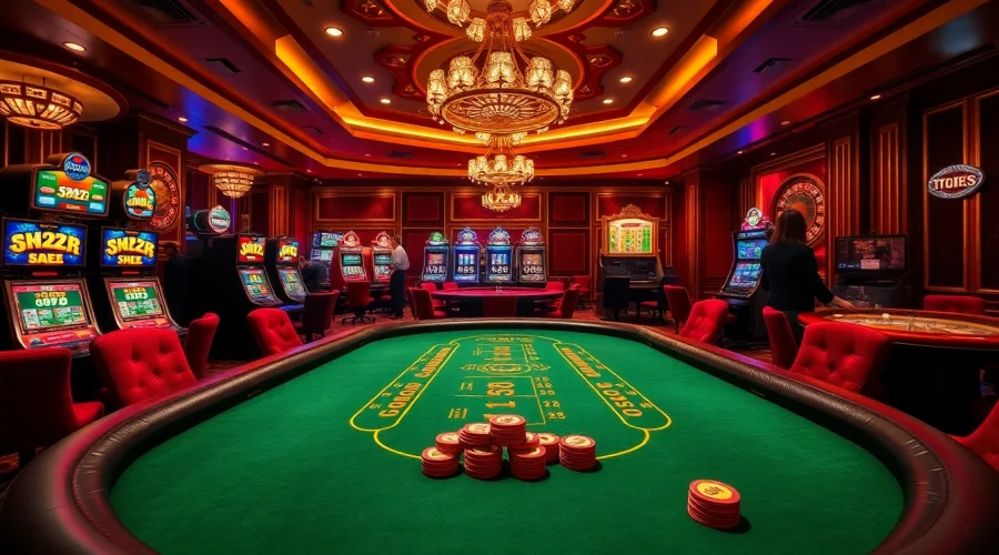 Experience the thrill of a top club casino with vibrant games and high-stakes poker tables.