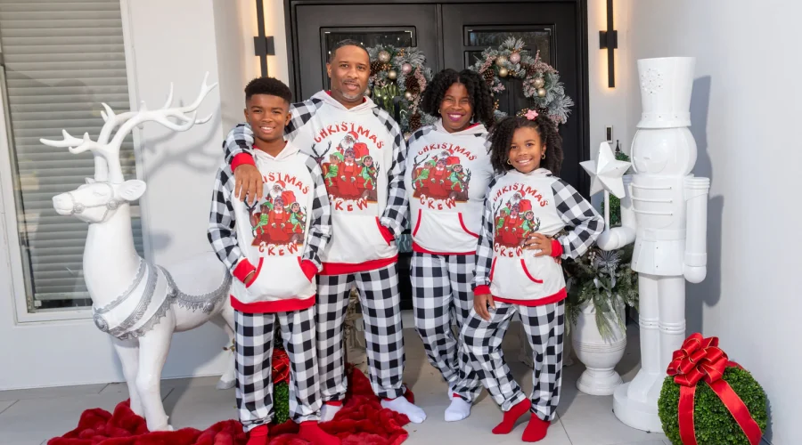 Best matching family christmas pajamas