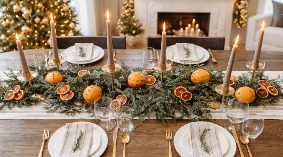 christmas table decorations