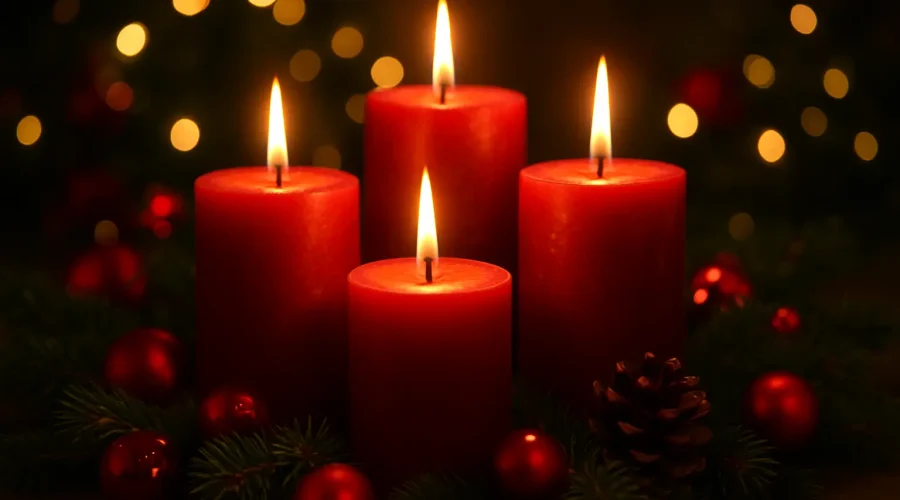 christmas candles