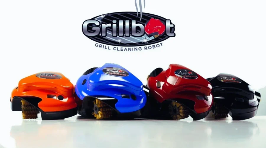 Grillbot Reviews of colorful grill cleaning robots