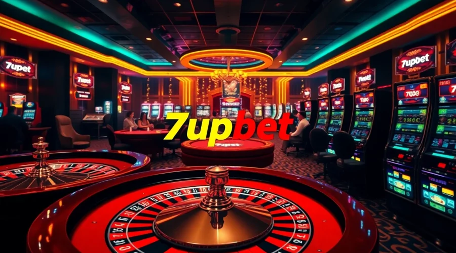 Experience the thrill of winning at 7upbet's luxurious casino games and betting tables.