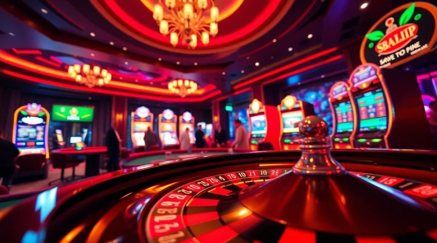 Experience high-stakes gaming at rikvip with vibrant casino visuals featuring chips and roulette.