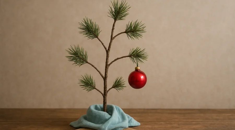 charlie brown christmas tree