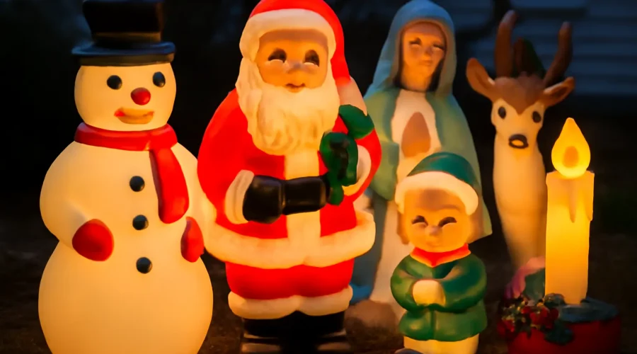 christmas blow molds