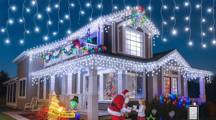 icicle christmas lights