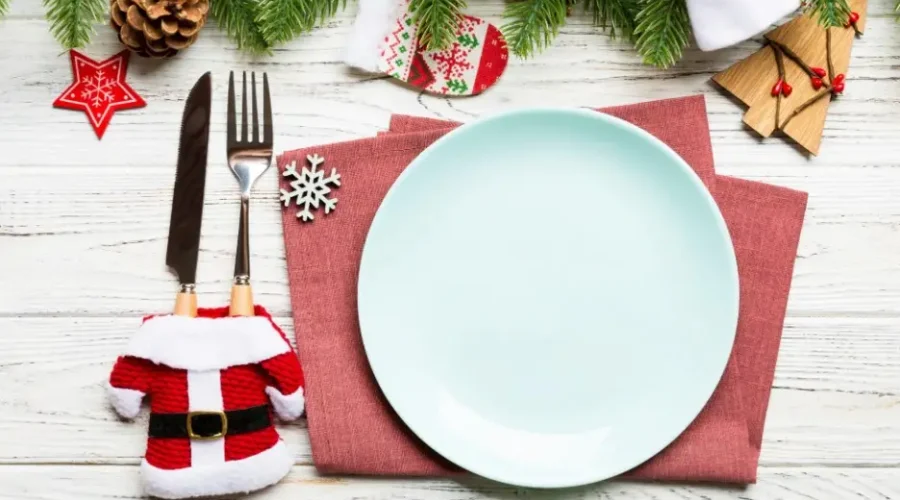 christmas plates