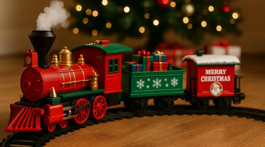 christmas train set