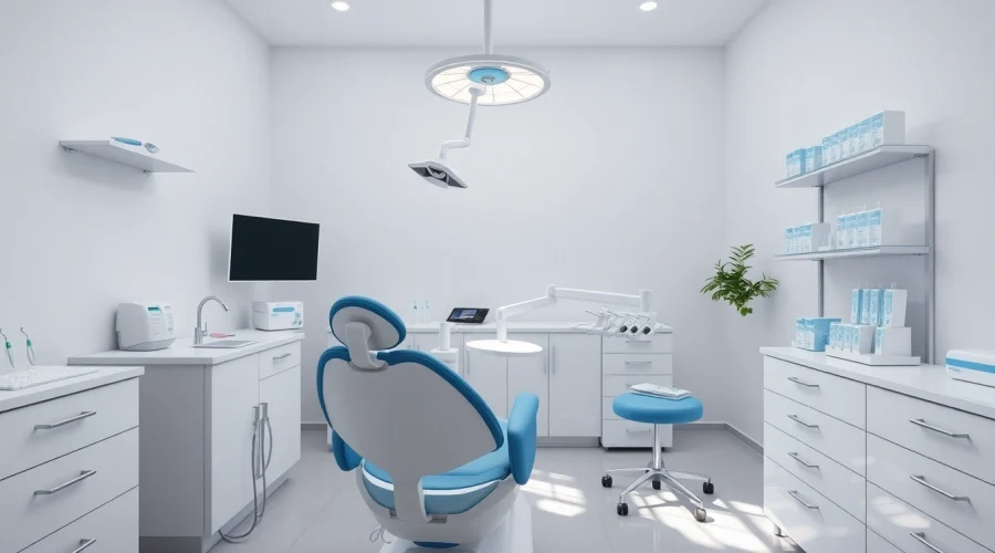 最新の歯科クリニックで、ホワイトニングソリューションに焦点を当てた歯のホワイトニング製品とツール。