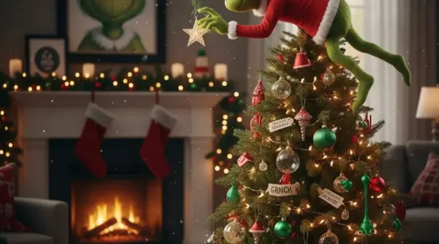 grinch christmas tree