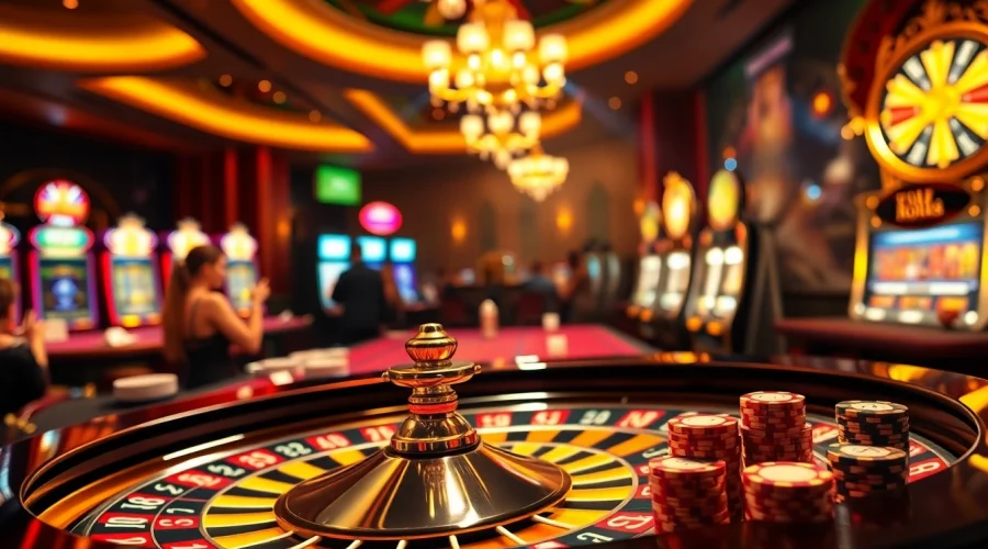 Players engage in thrilling roulette action in a vibrant casino setting, highlighting hidden wiki tor.