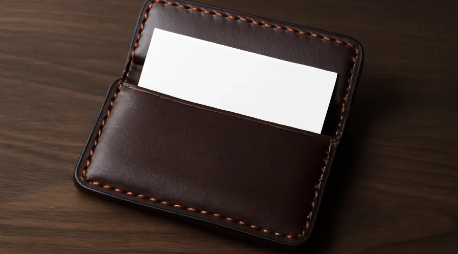 Best leather business card holder