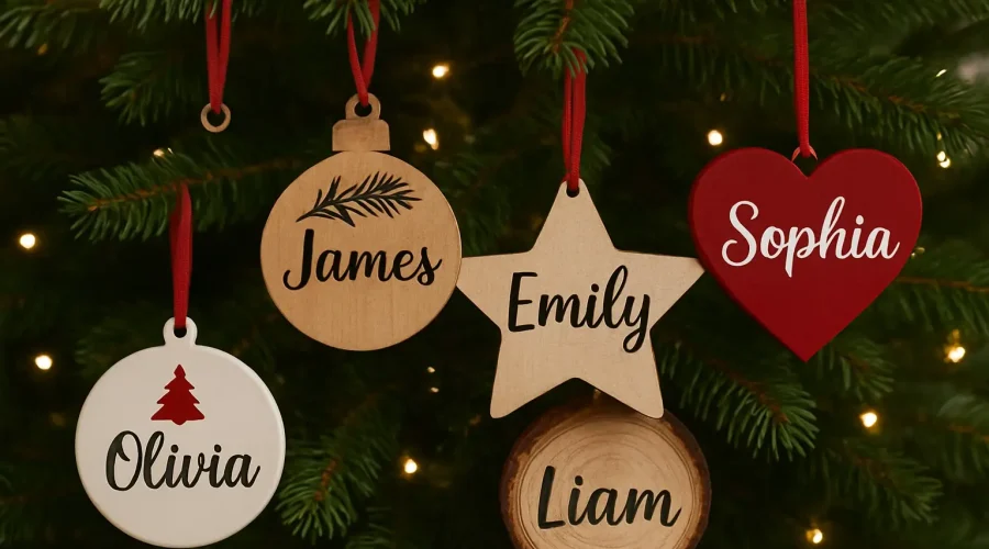personalized christmas ornaments