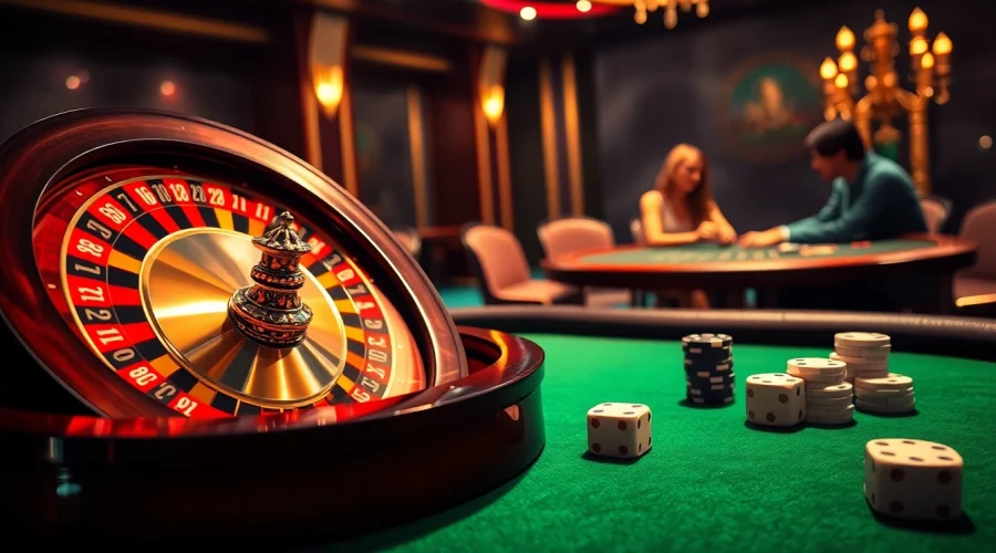Enjoy an exciting game at Vua99 with sparkling poker chips and a thrilling roulette wheel.