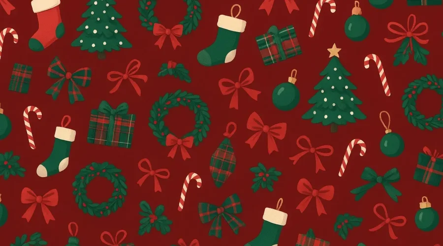preppy christmas wallpaper