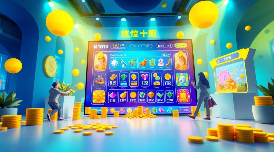 活気あるオンラインくじインターフェースで報酬を祝うユーザーとともにオリくじ特典コードを表示している魅力的なシーン。