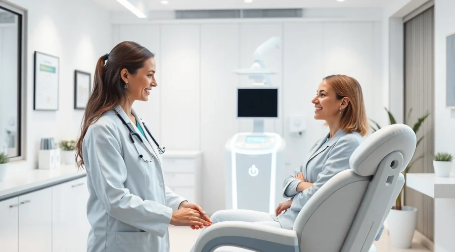 現代的なクリニックで親しみやすい医師との医療脱毛 おすすめ カウンセリング