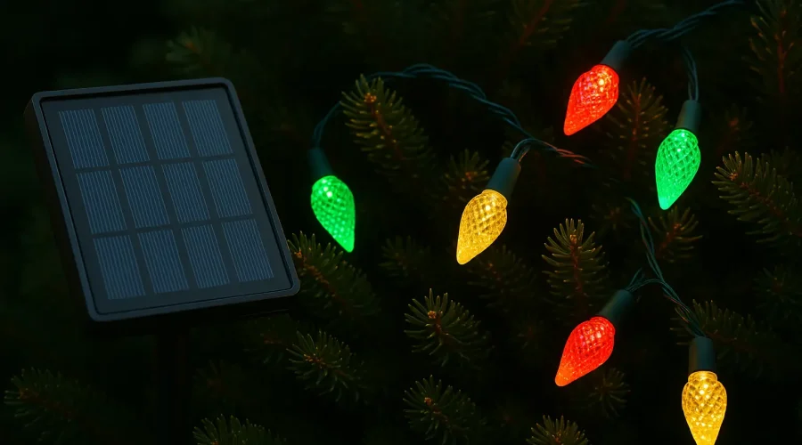 solar christmas lights