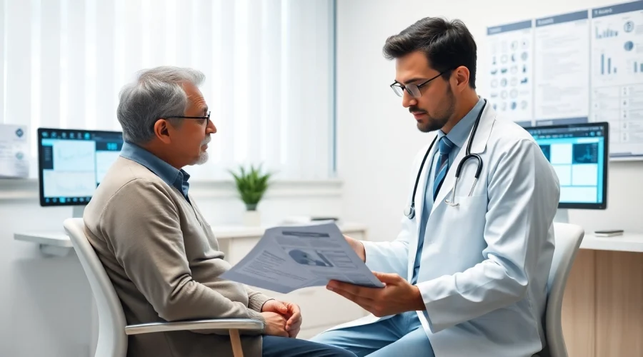 クリニックで患者に包茎手術 おすすめについて説明する専門医